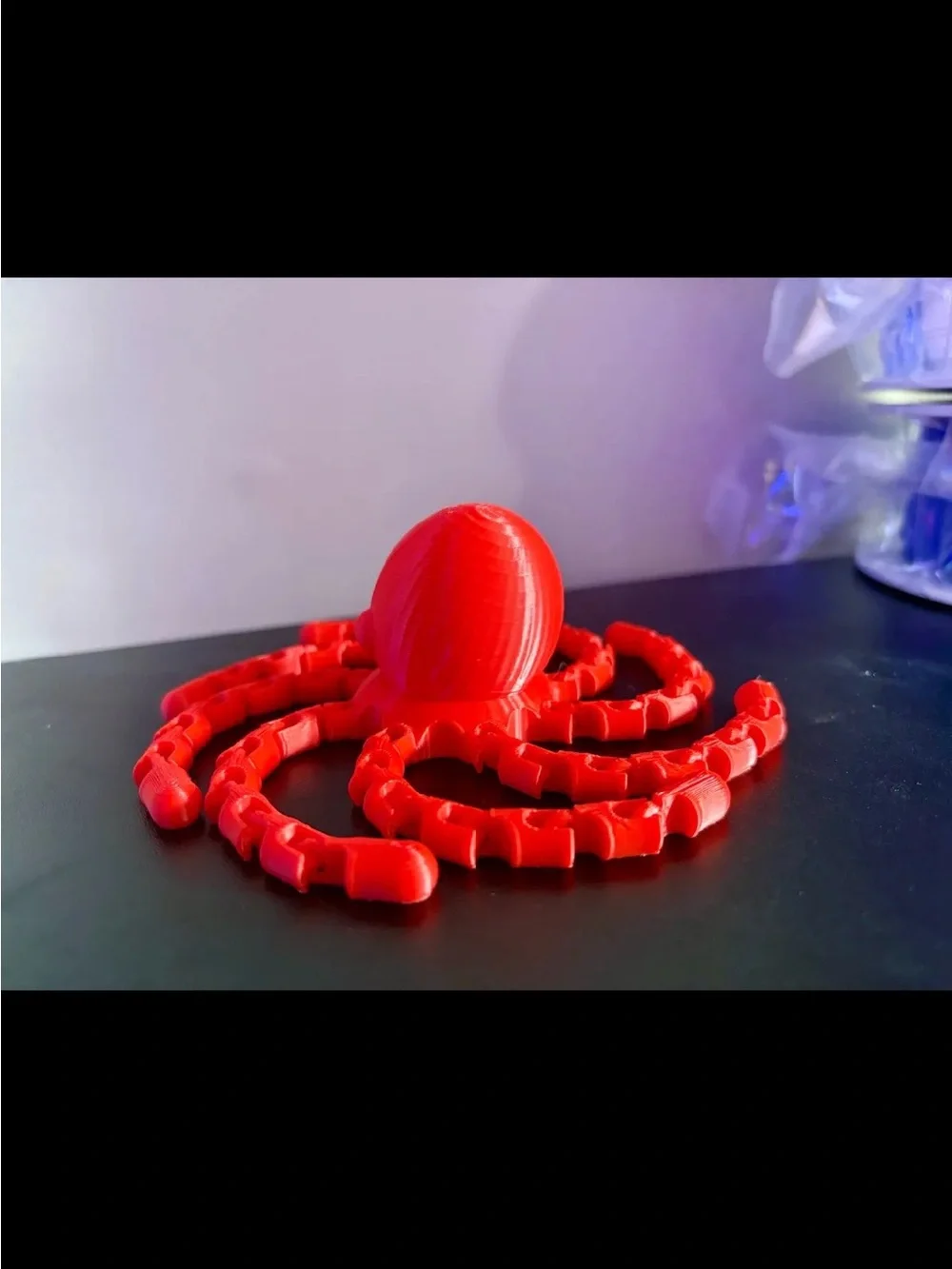 Red Octopus Party Decoration - Versatile Table Accent